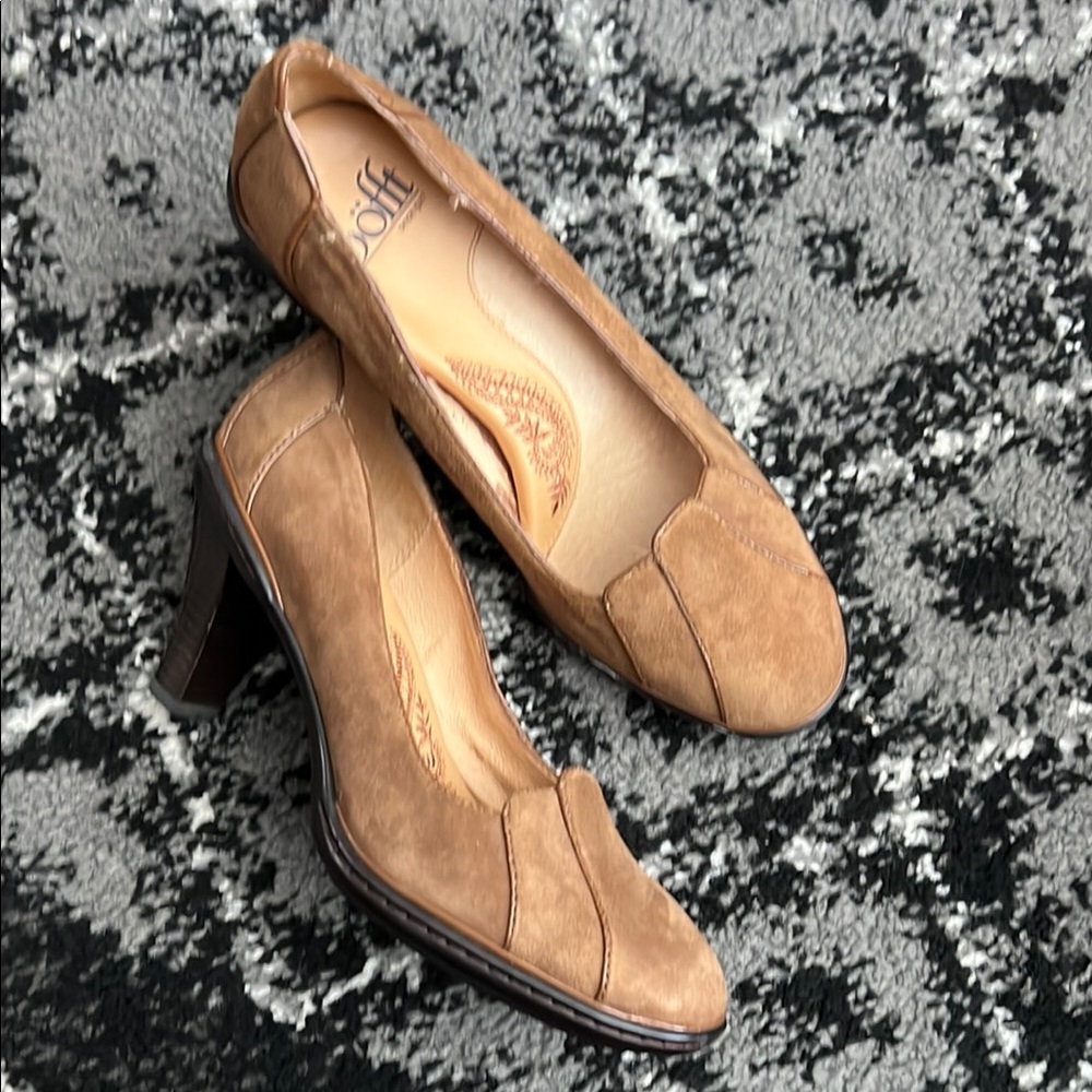 Sofft Brown Heels Elegant Comfort